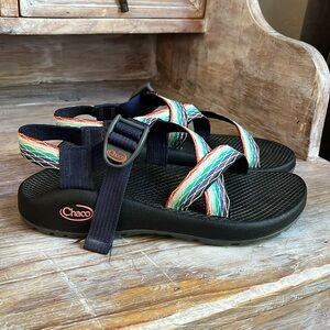 🌈 Chaco Z1 Classic Prism Rainbow Strap Sandals size 6